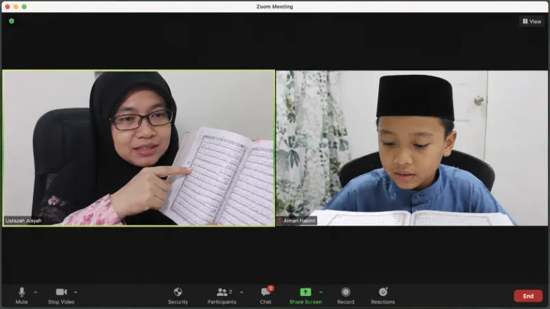 Kelas Mengaji Online Zoom Iqra